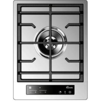Baumatic BHG400SS Premium-line 30cm Wok Burner Domino Gas Hob - Stainless Steel
