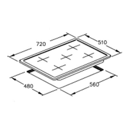 Baumatic BHG710.5SS Five Burner Stainless Steel 72cm Wide Gas Hob