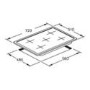 Baumatic BHG710.5SS Five Burner Stainless Steel 72cm Wide Gas Hob