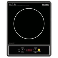 BAUMATIC BHI100 Single Zone Induction Hob - Black With Stainless Steel Trim