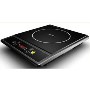 BAUMATIC BHI100 Single Zone Induction Hob - Black With Stainless Steel Trim