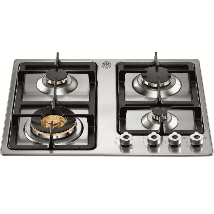 Bertazzoni BHOB-P6801-PROX BHOB-P680-1-PRO-X P680-1-PRO-X Professional 60cm Four Burner Gas Hob Stainless Steel