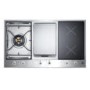 Bertazzoni BHOB-PM36-1-IG-X PM36-1-IG-X Design 90cm Dual Fuel Hob With One Burner Two Induction Zones And Stainless S