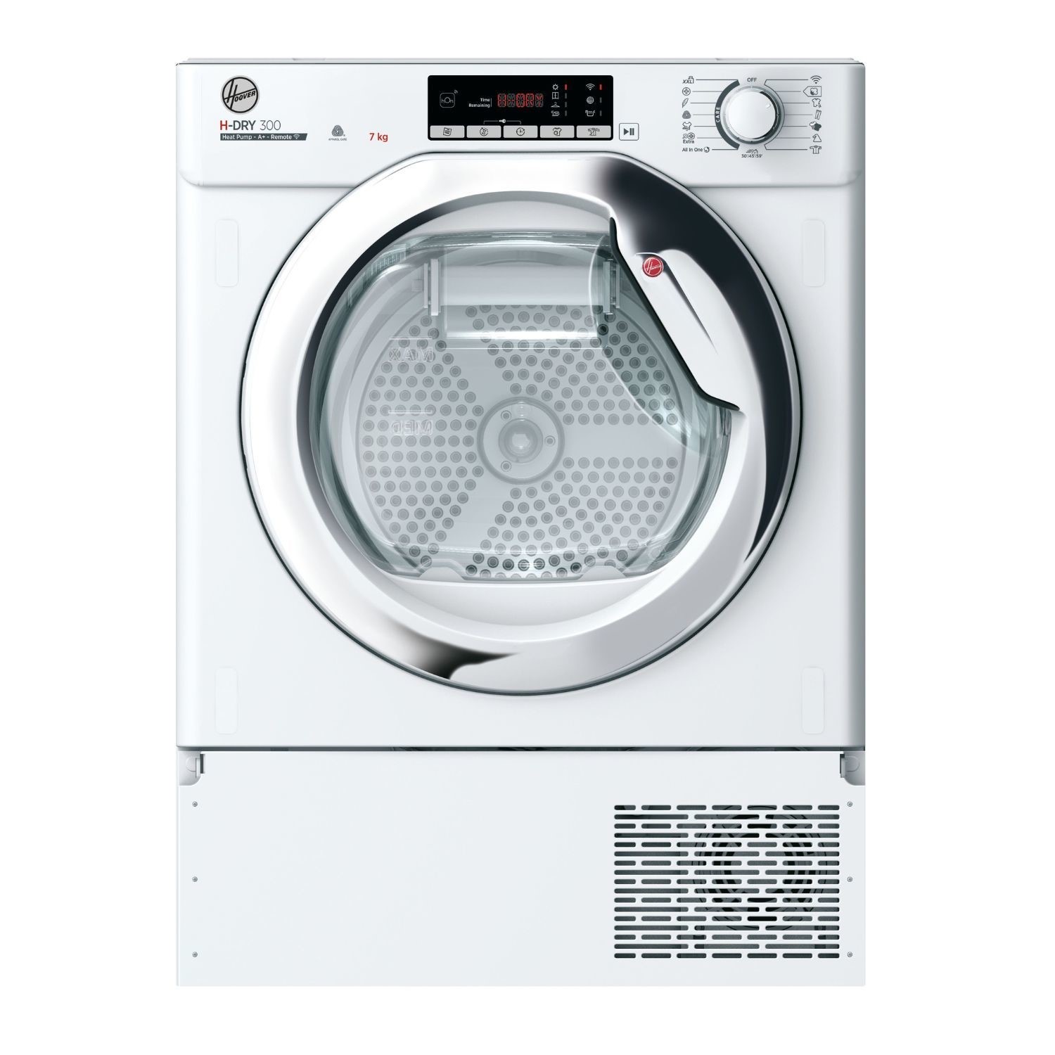 Hoover H-Dry 300 Pro 7kg Integrated Heat Pump Tumble Dryer - White
