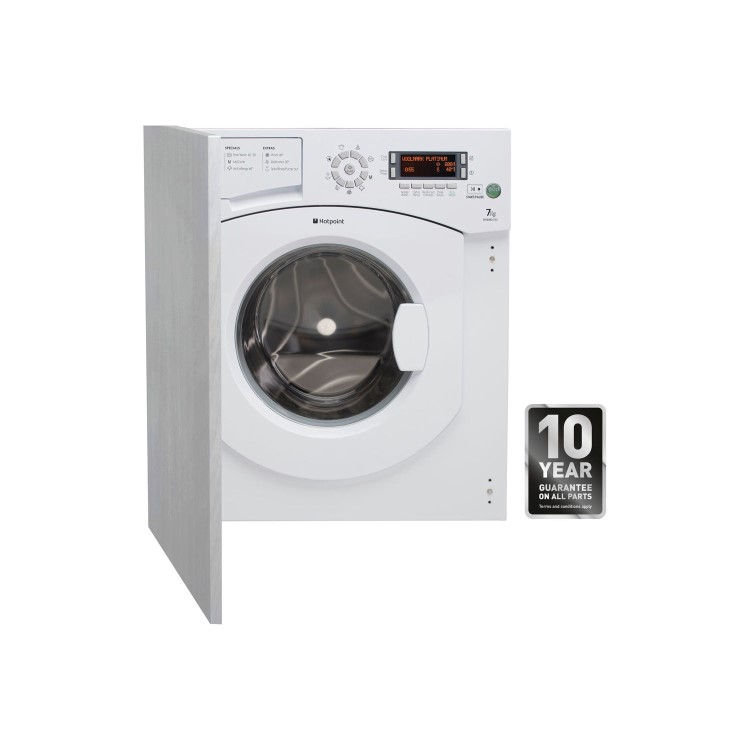 GRADE A1 - Hotpoint BHWMD732 7kg 1300rpm Integrated Washing Machine - White