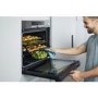 Refurbished Hisense BI64211PX 60cm Single Built In Electric Oven with Pyrolytic Cleaning Stainless Steel