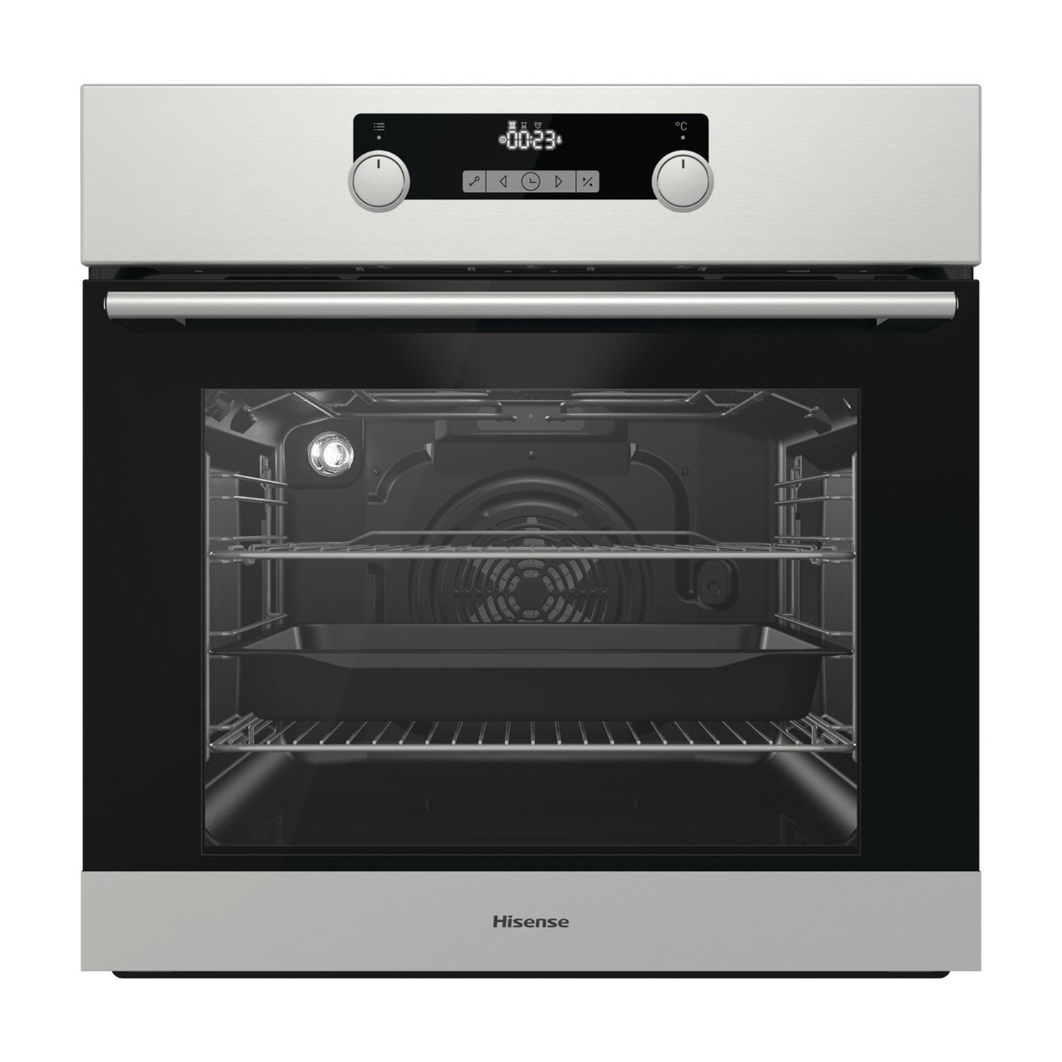 Hisense Electric Multifunction Single Oven - Stainless Steel