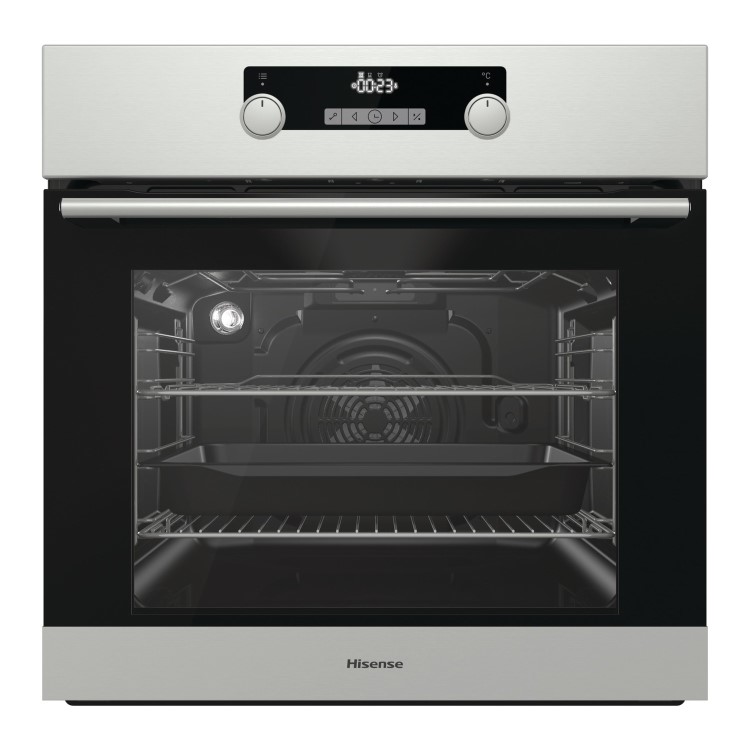 Hisense BI5228PXUK Electric Built-in Single Oven With Pyrolytic Cleaning - Stainless Steel
