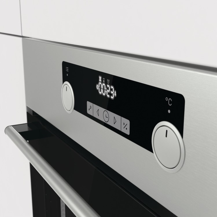 Hisense BI5228PXUK Electric Built-in Single Oven With Pyrolytic Cleaning - Stainless Steel