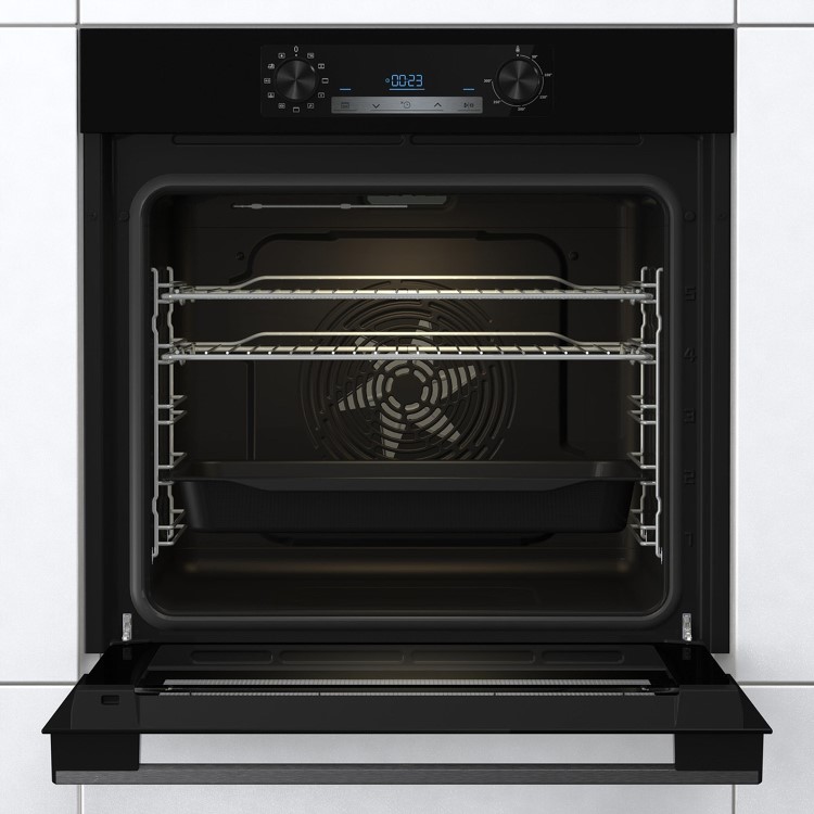 Refurbished Hisense BI62211CB 60cm Single Built In Electric Oven with Catalytic Cleaning Black