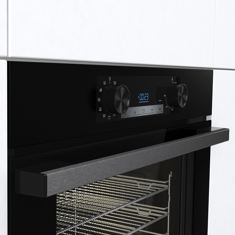 Refurbished Hisense BI62211CB 60cm Single Built In Electric Oven with Catalytic Cleaning Black
