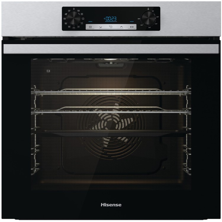 Refurbished Hisense BI62211CX 60cm Single Built In Electric Oven with Catalytic Cleaning Stainless Steel