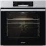 Refurbished Hisense BI62211CX 60cm Single Built In Electric Oven with Catalytic Cleaning Stainless Steel