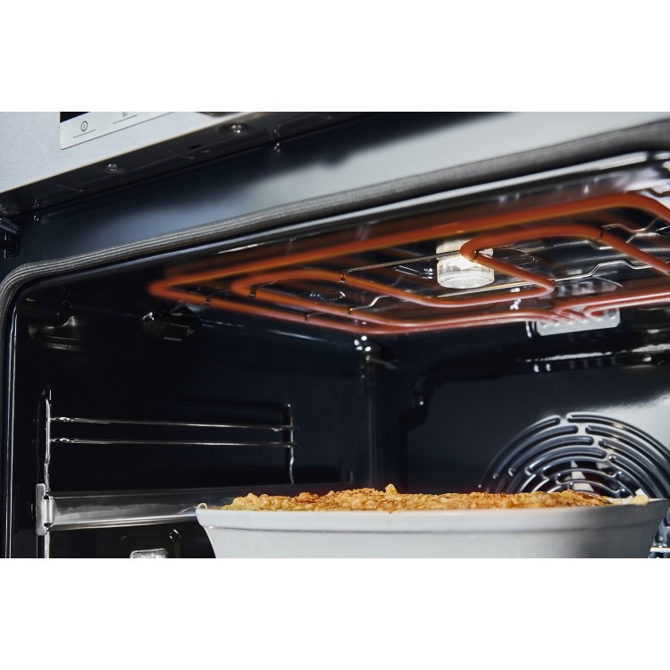 Refurbished Hisense BI62211CX 60cm Single Built In Electric Oven with Catalytic Cleaning Stainless Steel