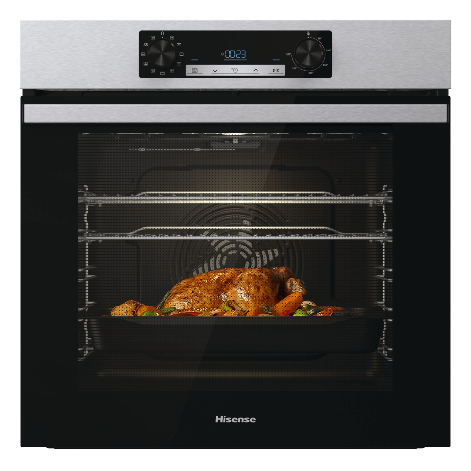 Hisense BI62212AXUK Electric Fan Assisted Single Oven - Stainless Steel