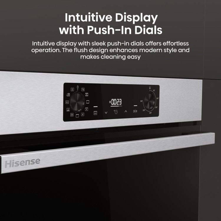 Hisense Hi2 Built In Electric Single Oven - Stainless Steel