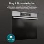 Hisense Hi2 BI622AXPGUK Electric Single Oven - Stainless Steel