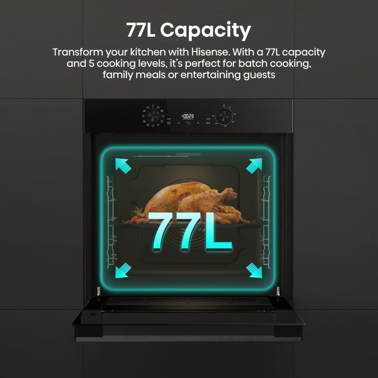 Hisense Hi2 Built In Electric Single Oven - Black