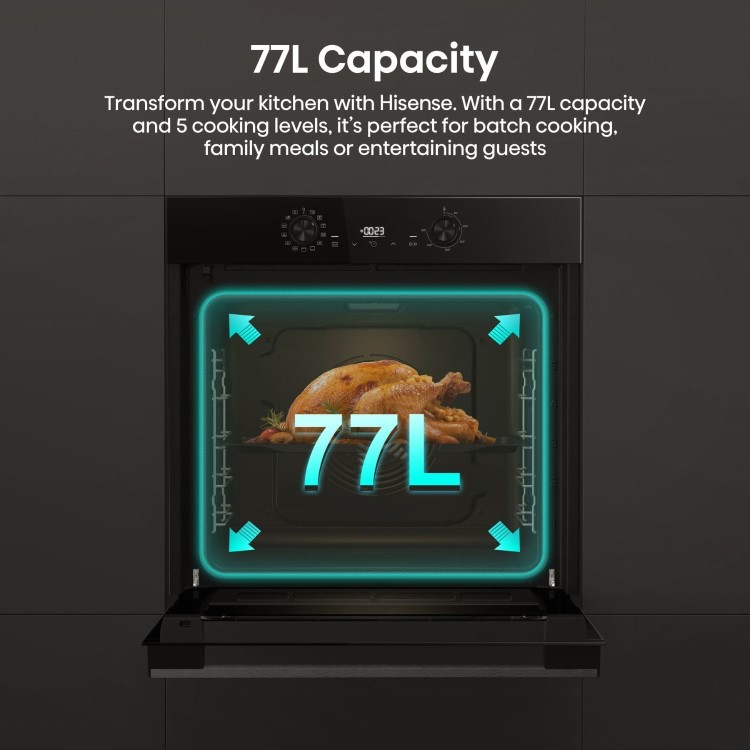 Hisense Hi2 Built In Electric Single Oven - Black