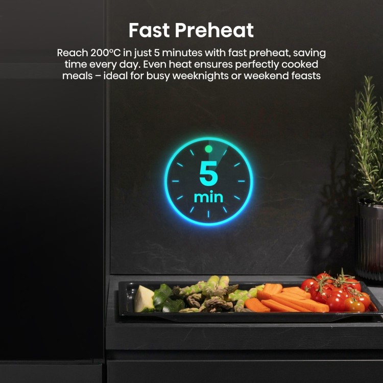 Hisense Hi2 BI626PBUPUK Electric Single Oven with Pyrolytic Cleaning - Black