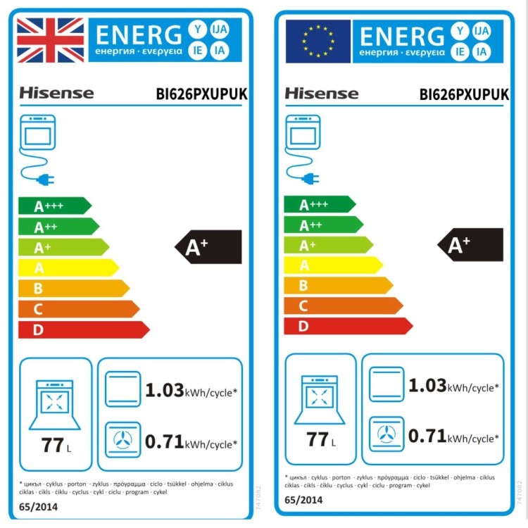 Hisense Hi2 BI626PXUPUK Electric Single Oven with Pyrolytic Cleaning - Stainless Steel