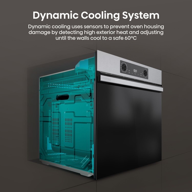 Hisense Hi2 BI626PXUPUK Electric Single Oven with Pyrolytic Cleaning - Stainless Steel