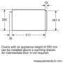 Siemens 29cm High Warming Drawer - Stainless Steel