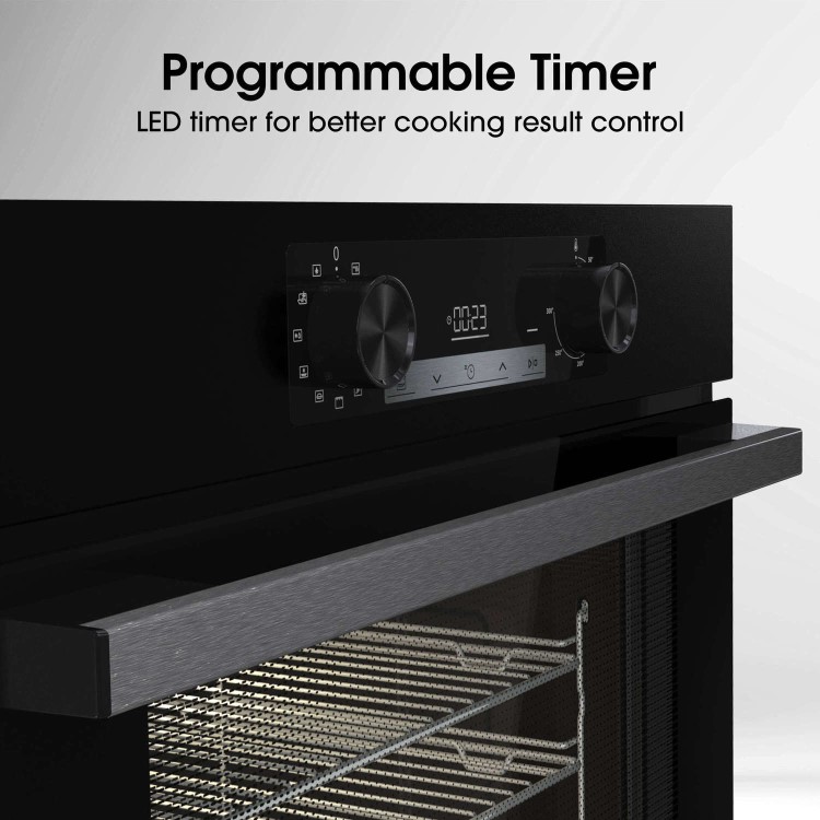 Hisense BI64211PB Electric Self Cleaning Single Oven - Black