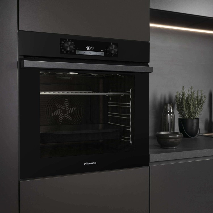 Hisense BI64211PB Electric Self Cleaning Single Oven - Black