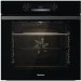 Refurbished Hisense BI64211PB 60cm Single Built In Electric Oven with Pyrolytic Cleaning Black