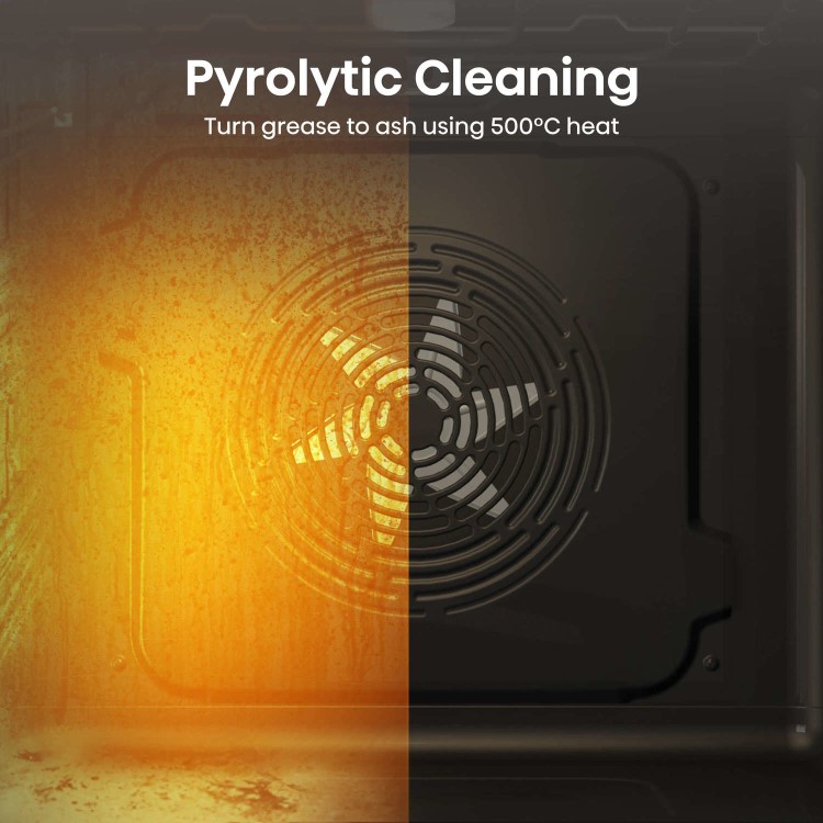 Hisense BI64211PB Electric Self Cleaning Single Oven - Black