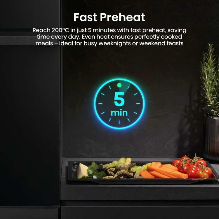 Hisense Hi4 BI64223ADBGUK BlackLine Electric Single Oven - Jet Black