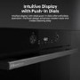 Hisense Hi4 BlackLine Built In Electric Single Steam Oven - Black