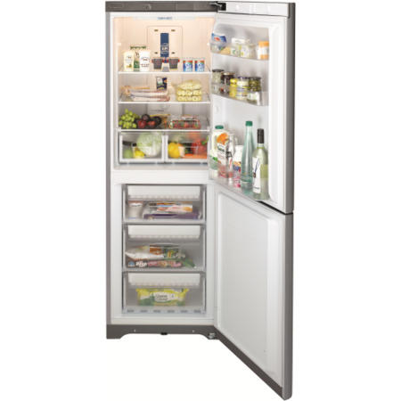 Indesit BIAA12FSI Silver Freestanding Fridge Freezer