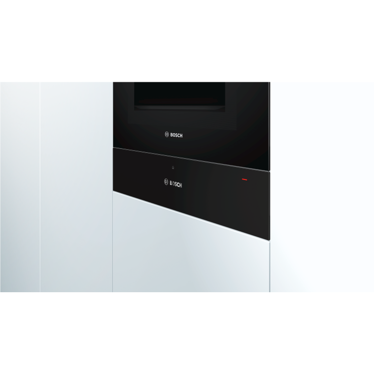 Bosch BIC630NB1B Series 8 14cm High Push-Pull Warming Drawer - Black