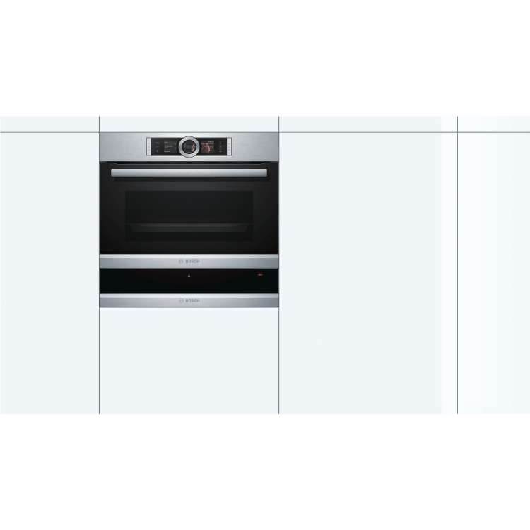 Bosch BIC630NS1B 14cm Height Push-pull Warming Drawer Stainless Steel