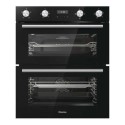 BID75211BGUK Hisense Built-Under Electric Double Oven - Black