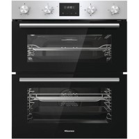 GRADE A3 - Hisense BID75211XUK Electric Built-under Double Oven with Enamel Coating - Stainless Steel