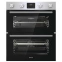 BID75211XUK Hisense Built-Under Electric Double Oven - Stainless Steel
