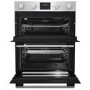 GRADE A3 - Hisense BID75211XUK Electric Built-under Double Oven with Enamel Coating - Stainless Steel