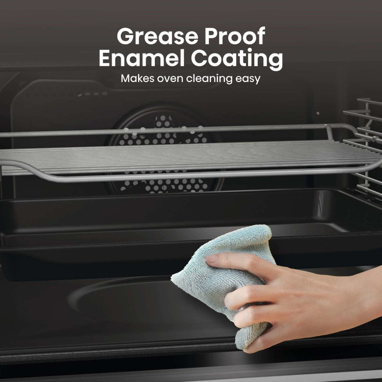 Hisense BID75211XUK Built-Under Electric Double Oven - Stainless Steel