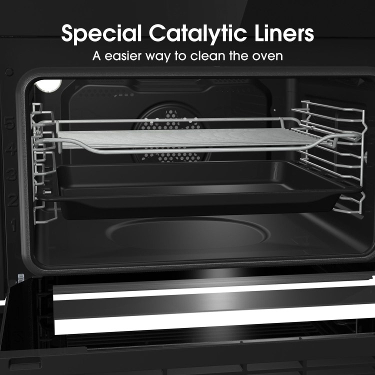 Hisense BID79222CXUK Built-In Electric Double Oven - Stainless Steel