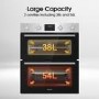 Hisense BID79222CXUK Built-In Electric Double Oven - Stainless Steel