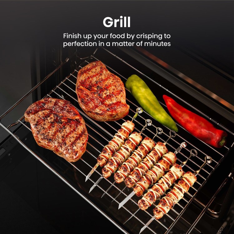 Hisense Hi6 BID914221ADBG Built-In Electric Double Oven - Black