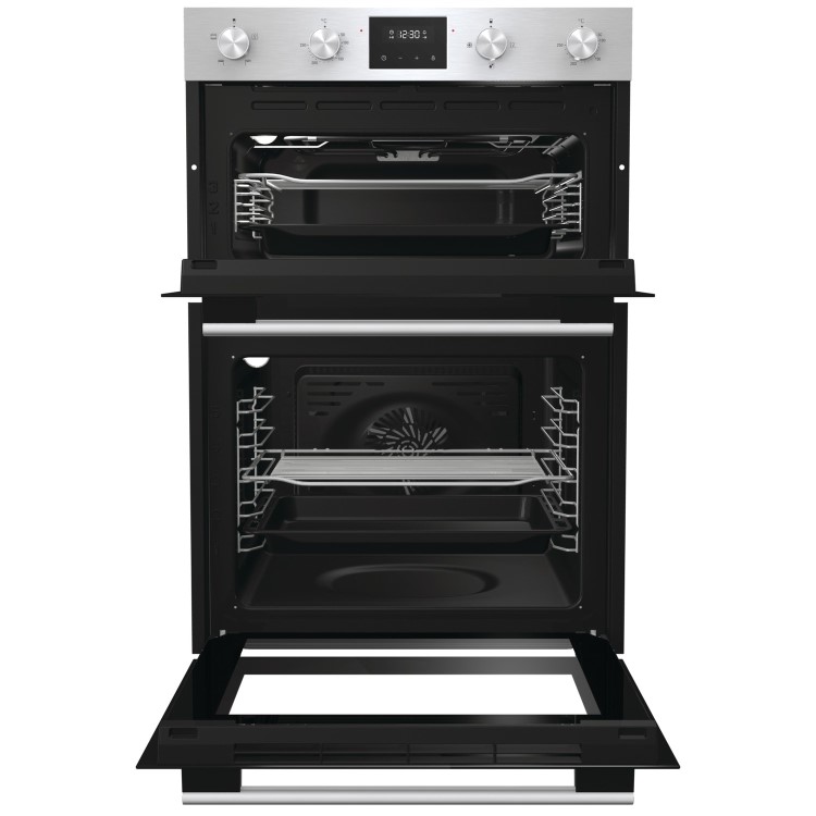 Refurbished Hisense BID95211XUK 60cm Double Built In Oven Stainless Steel