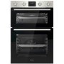 Refurbished Hisense BID99222CXUK 60cm Double Built In Electric Oven Stainless Steel