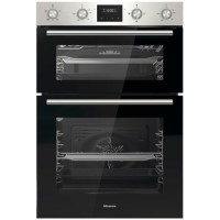 Refurbished Hisense BID99222CXUK 60cm Double Built In Electric Oven Stainless Steel