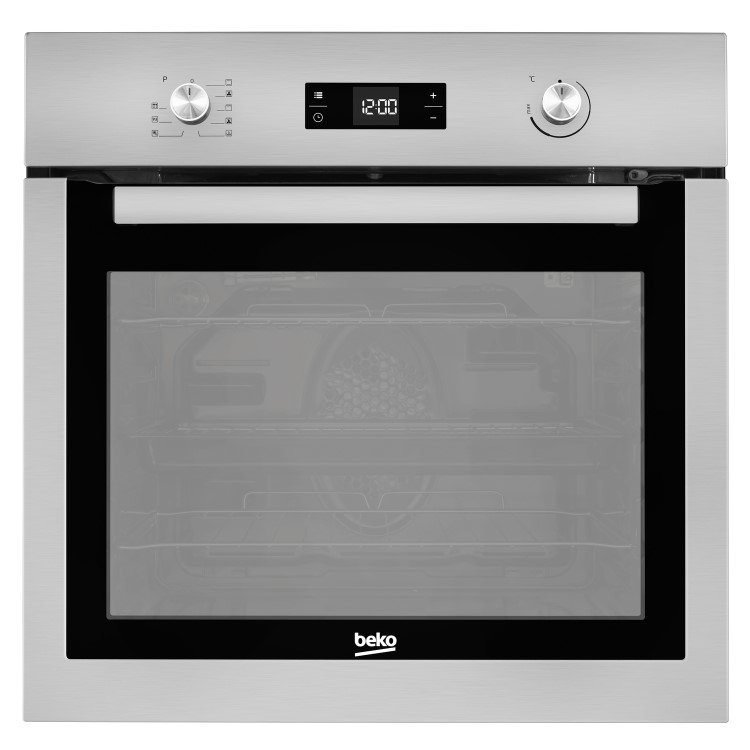 Beko BIE26300XP Multifunction Electric Single Oven With Pyrolytic Cleaning - Stainless Steel