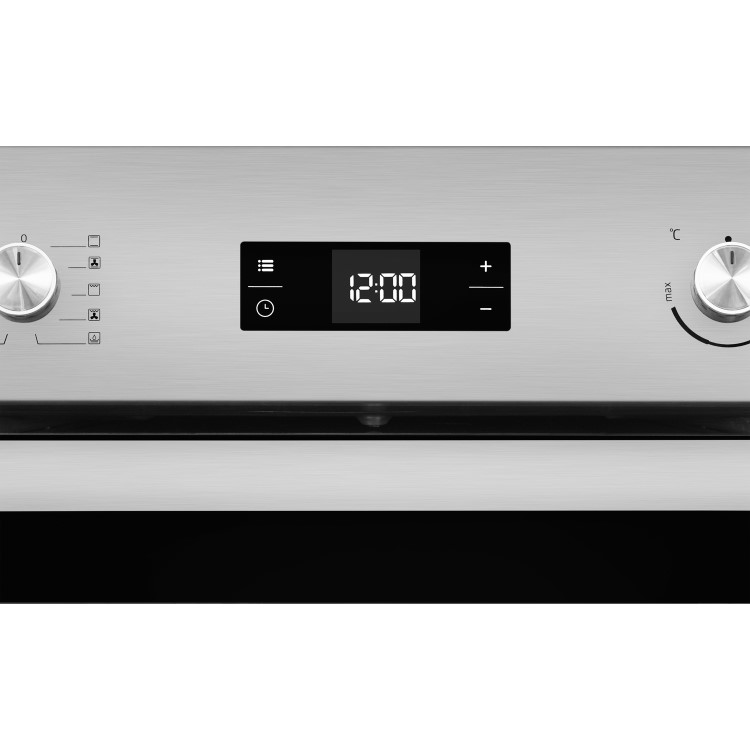 Beko BIE26300XP Multifunction Electric Single Oven With Pyrolytic Cleaning - Stainless Steel