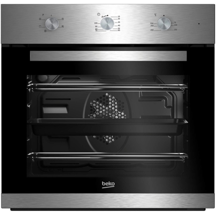 GRADE A1 - BEKO BIF22100X Big Capacity 5 Function Electric Built-in Fan Single Oven Stainless Steel